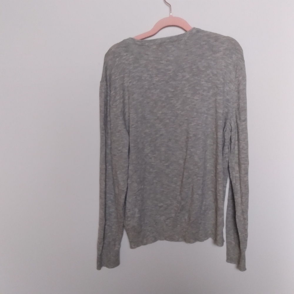 American Eagle Men's Classic Fit V Neck Cotton Sweater Size Medium - Picture 4 of 10